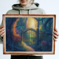 Bezauberter Waldgarten | Digitale Kunst