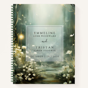 Bezauberter Waldweg von Blume HochzeitsNotebook Notizbuch