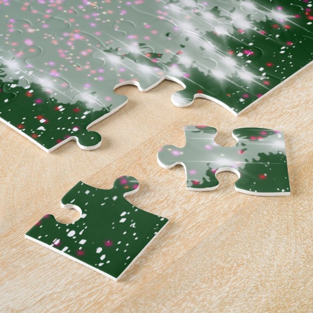 Bezauberter Winterglühen Weihnachtsbaum (Seite)