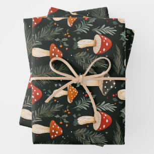 Bezauberter Woodland Urlaub Geschenkpapier Set