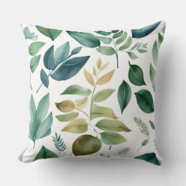 Bezaubertes Evergreen Ballet Botanisch Kissen