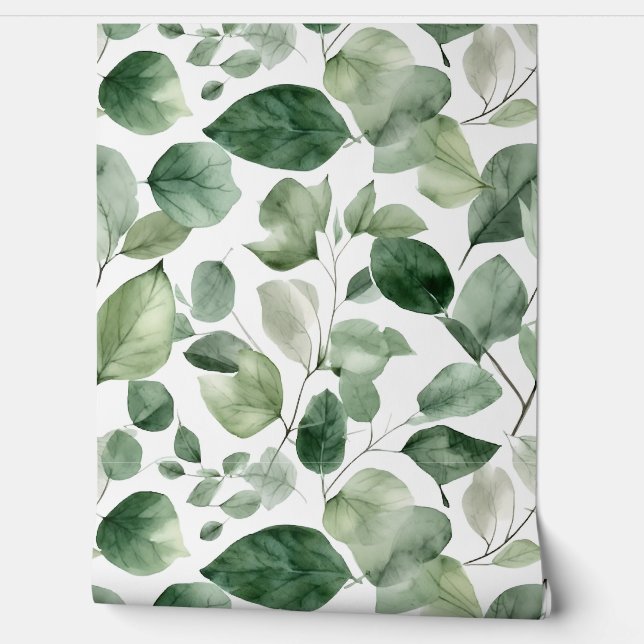 Bezaubertes Evergreen Ballet Botanisch Tapete (Abrollen)