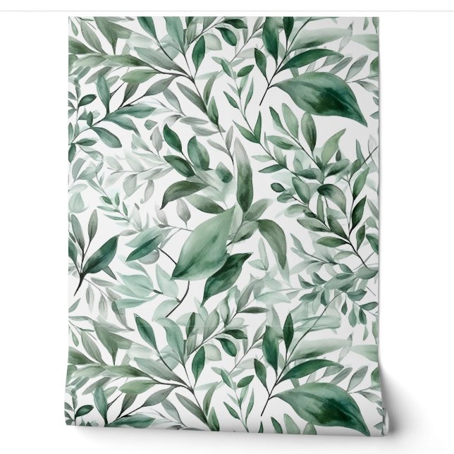 Bezaubertes Evergreen Ballet Botanisch Tapete (Abrollen)