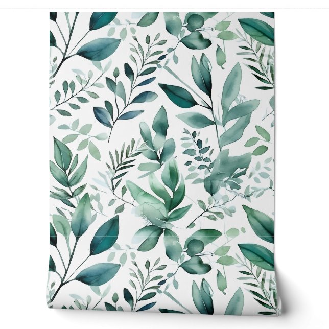 Bezaubertes Evergreen Ballet Botanisch Tapete (Abrollen)