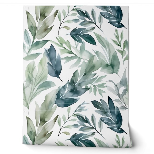 Bezaubertes Evergreen Ballet Botanisch Tapete (Abrollen)