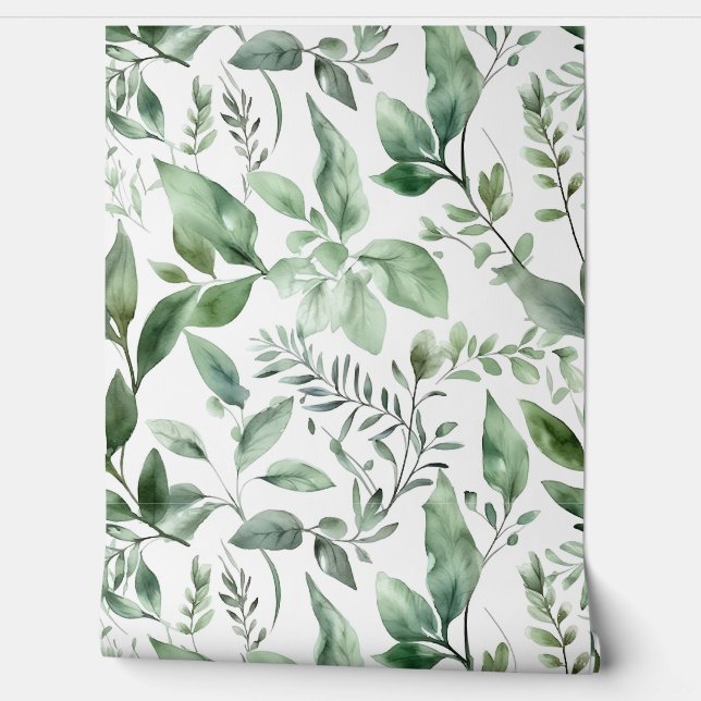 Bezaubertes Evergreen Ballet Botanisch Tapete (Abrollen)