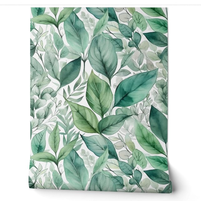 Bezaubertes Evergreen Ballet Botanisch Tapete (Abrollen)