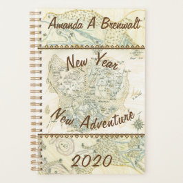 Bezeichnete Karte von Trino Planer