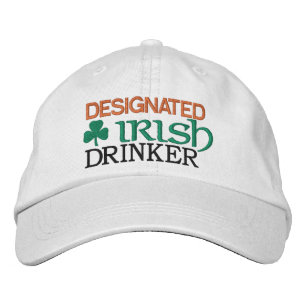 Bezeichneter irischer Drinker bestickter Baseballh Bestickte Baseballkappe