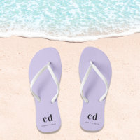 Bezeichnung der Initialen der Violettlavender Mono