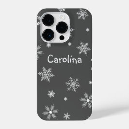 Bezeichnung der Urlaubssaison grau iPhone 14 Pro Hülle