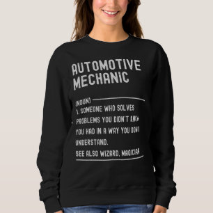 Bezeichnung des Auftrags für die Definition des Fa Sweatshirt