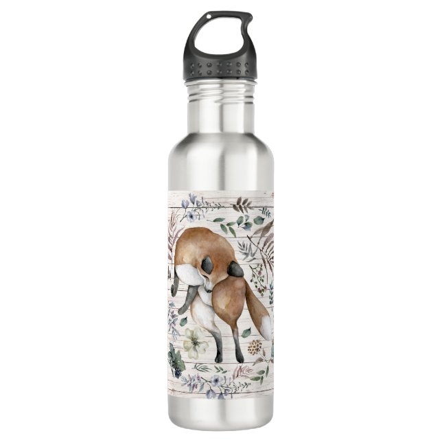 Bezeichnung des Blumenkohls Edelstahlflasche (Vorderseite)