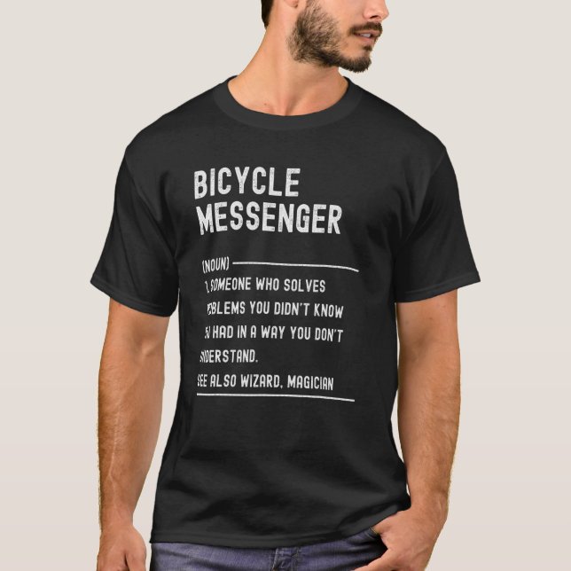 Bezeichnung des Fahrradmessers T-Shirt (Vorderseite)