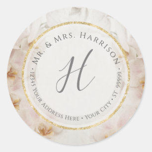 Bezeichnung für den modernen geometrischen Glitzer Runder Aufkleber