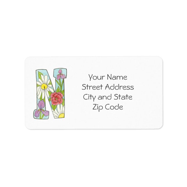 Bezeichnung für die daisy-Adresse zum Personalisie Adressaufkleber (Vorne)