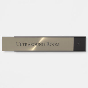 Bezeichnung für die Ultraschallraumplatte Türschild