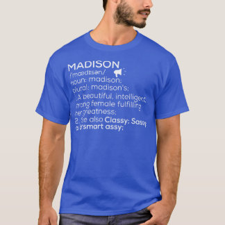 Bezeichnung Madison Definition Madison Weibliche B T-Shirt