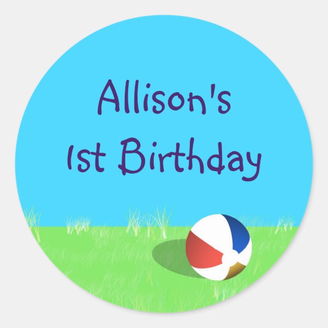 Bezeichnung oder Aufkleber für Party aus Pool (Vorderseite)