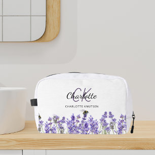 Bezeichnung von Lavendel-Blume Waschbeutel