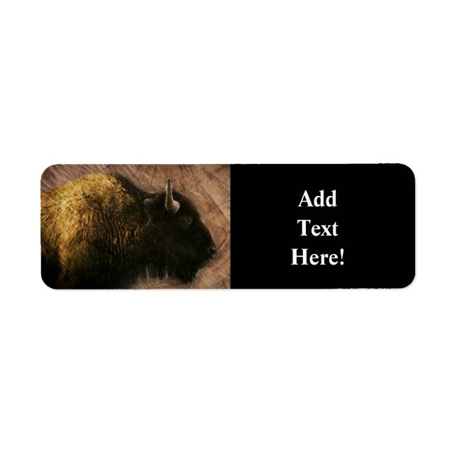 Bezeichnung Wood Bison Buffalo (Vorne)