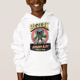 Bezerk Intruder Alarm Welt-Tour Retro-Arcade  Hoodie