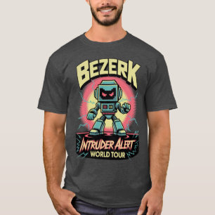 Bezerk Intruder Alert World Tour Retro-Arcade T-Shirt
