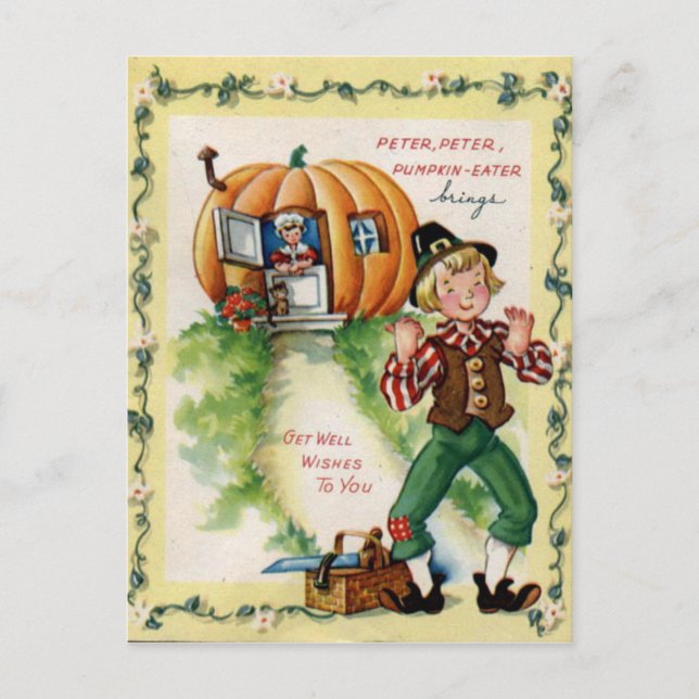 Beziehen Sie sich nach Vintager Postkarte (Vorderseite)