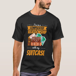 Beziehung Gepäck Reiseausrüstung Um Die T-Shirt