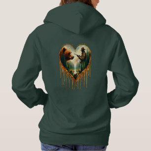 Beziehung zwischen dem Jäger-Grizzly-Bär und dem H Hoodie