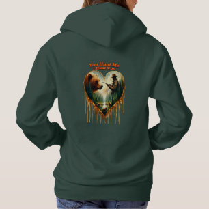 Beziehung zwischen dem Jäger-Grizzly-Bär und dem H Hoodie