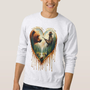 Beziehung zwischen dem Jäger-Grizzly-Bär und dem H Sweatshirt