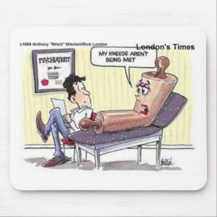 Beziehungs-/Psychologie-Cartoons Lustige Geschenke Mousepad