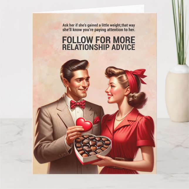 Beziehungsratschläge Karte (Vorderseite)