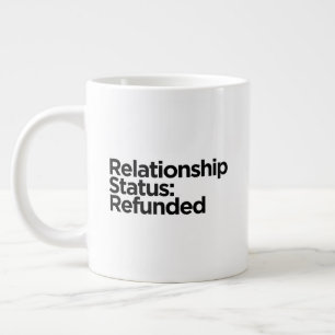 Beziehungsstatus: Erstattet Scheidungsgeschenk Jumbo-Tasse