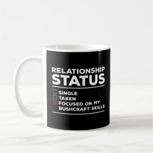 Beziehungsstatus im Fokus auf den Fähigkeiten mein Kaffeetasse