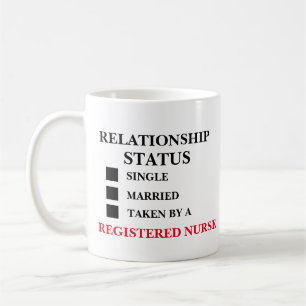 Beziehungsstatus Registered Nurse Kaffeetasse