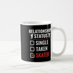 Beziehungsstatus Skater Longboarding Lustig Skat Kaffeetasse