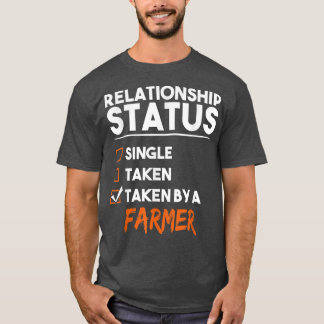 Beziehungsstatus von einem Bauer, der von der sonn T-Shirt