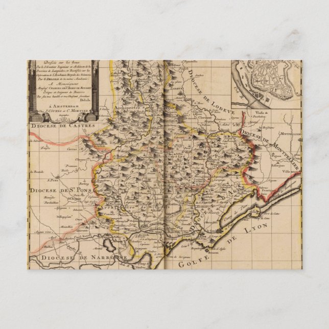Beziers France Postkarte (Vorderseite)