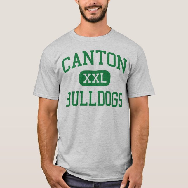 Bezirk - Bulldoggen - hoch - Bezirk Massachusetts T-Shirt (Vorderseite)
