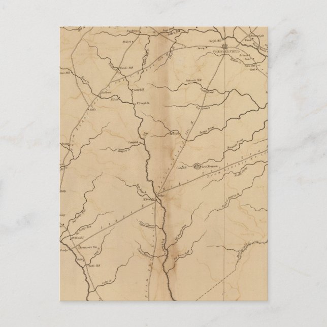 Bezirk Chesterfield, South Carolina Postkarte (Vorderseite)