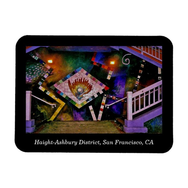 Bezirk Haight-Ashbury Magnet (Horizontal)