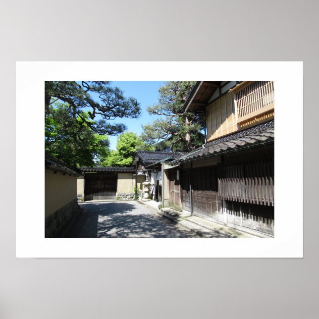 Bezirk Nagamachi Samurai: Kanazawa, Japan Poster (Vorne)