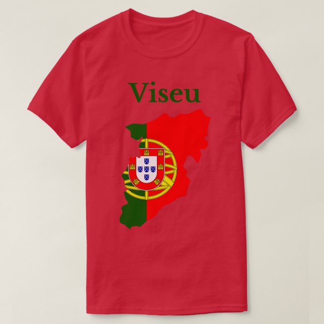 Bezirk Viseu Portugal T-Shirt (Design vorne)