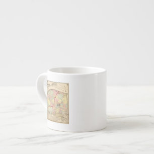 Bezirke 1819 von Pittsburgh, Pennsyvania Espressotasse