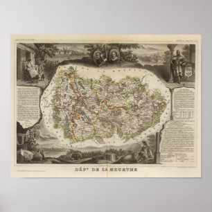 Bezirksgrenzen Poster