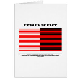 Bezold Effekt (optische Täuschung)