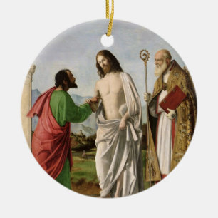 Bezweifeln von Thomas mit St. Magnus, c.1504-05 Keramikornament