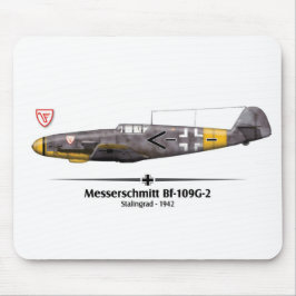 Bf-109G-2 - Luftwaffe - Schlacht von Stalingrad -  Mousepad